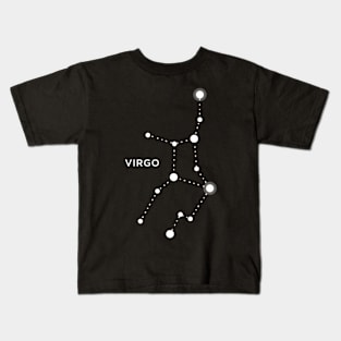 Virgo Zodiac Constellation Sign Kids T-Shirt